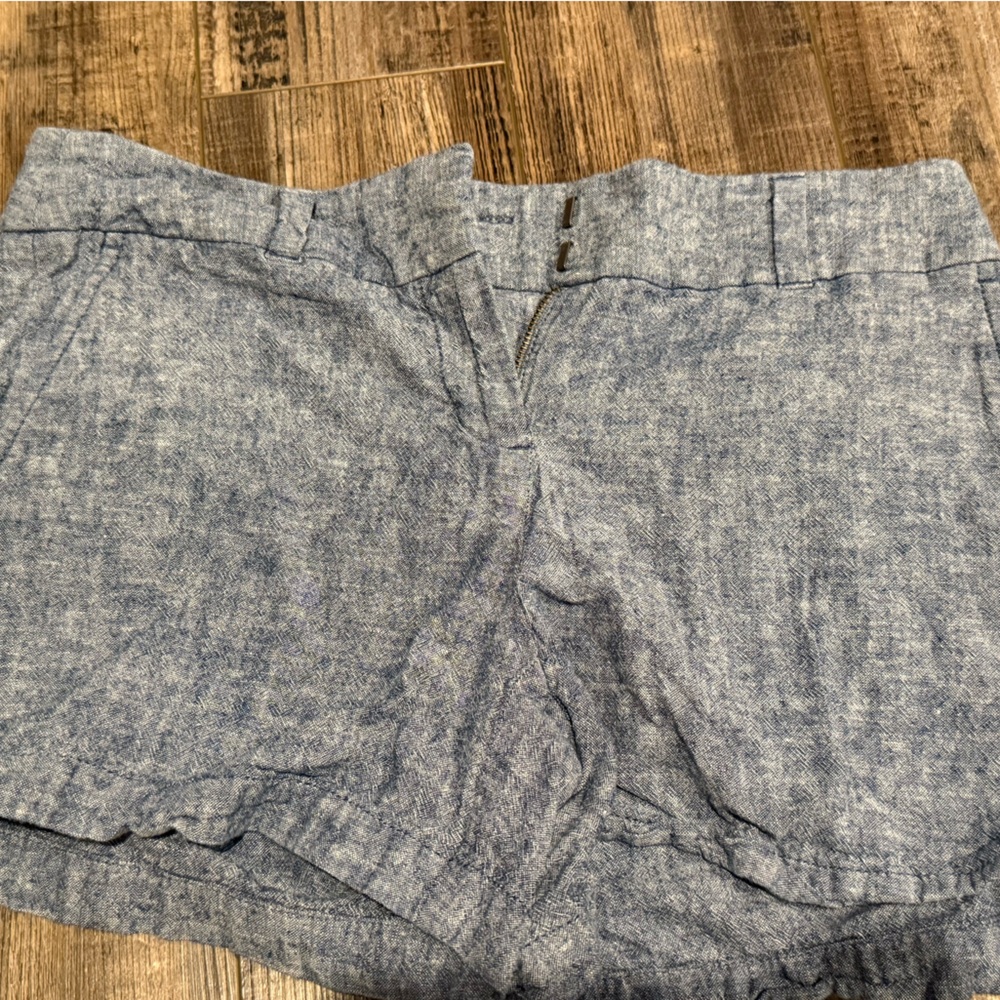 Blue Chambray Shorts size 0